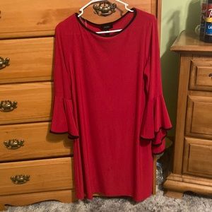 MSK Size Medium Dress with waterfall sleeves
